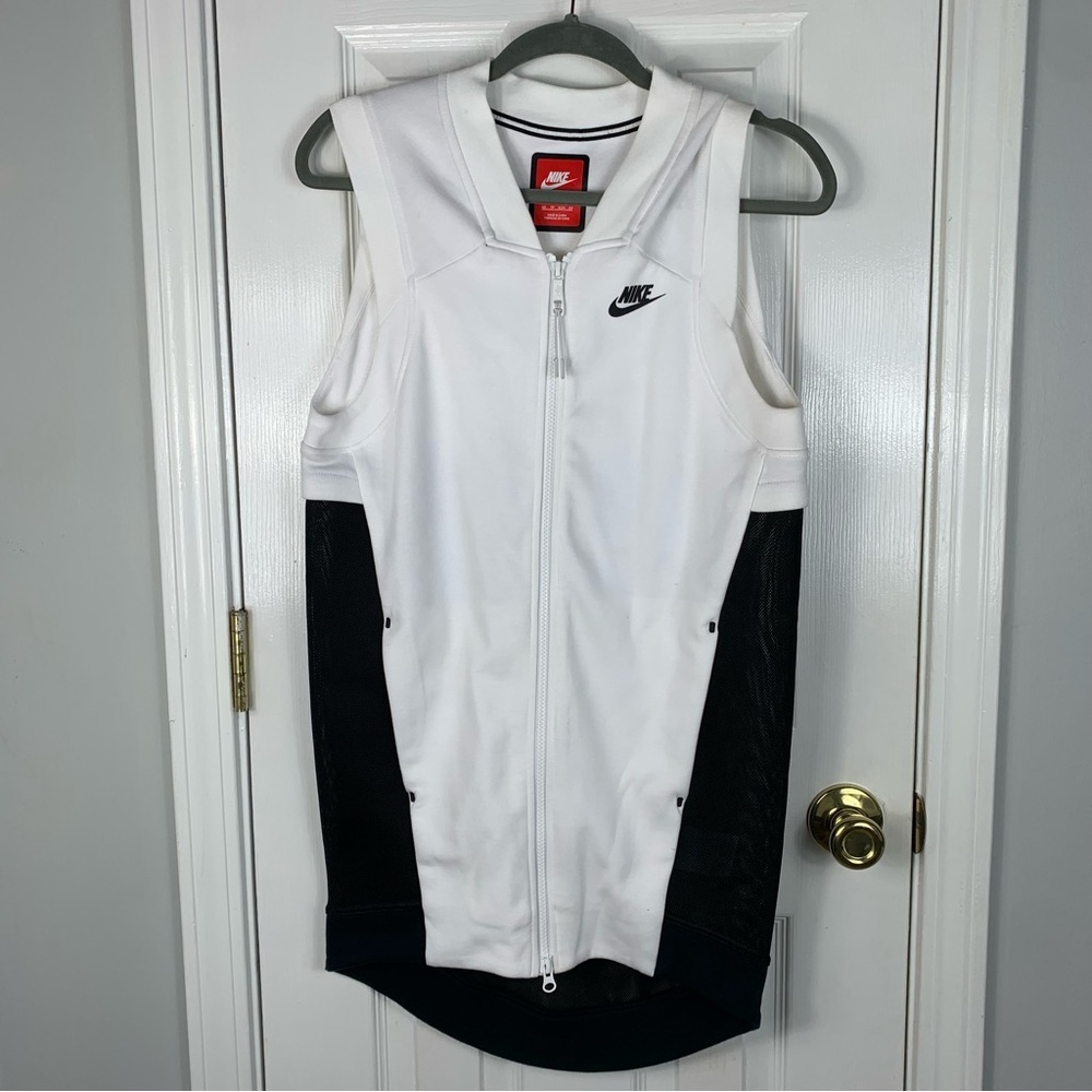 Nike Women's Fleece Cocoon Mesh Vest Size XS - Picture 1 of 4